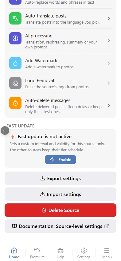 Fast update, before it is on